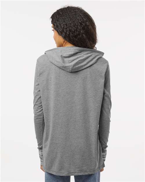 Women's Heathered Jersey Hooded Tunic - W19439 14