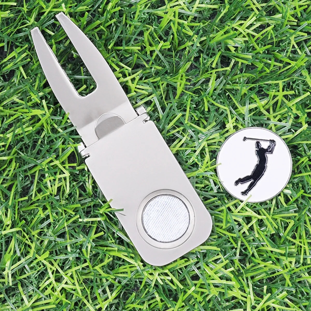 Magnetic Cigar Holder Divot Tool Golf Accessory 5