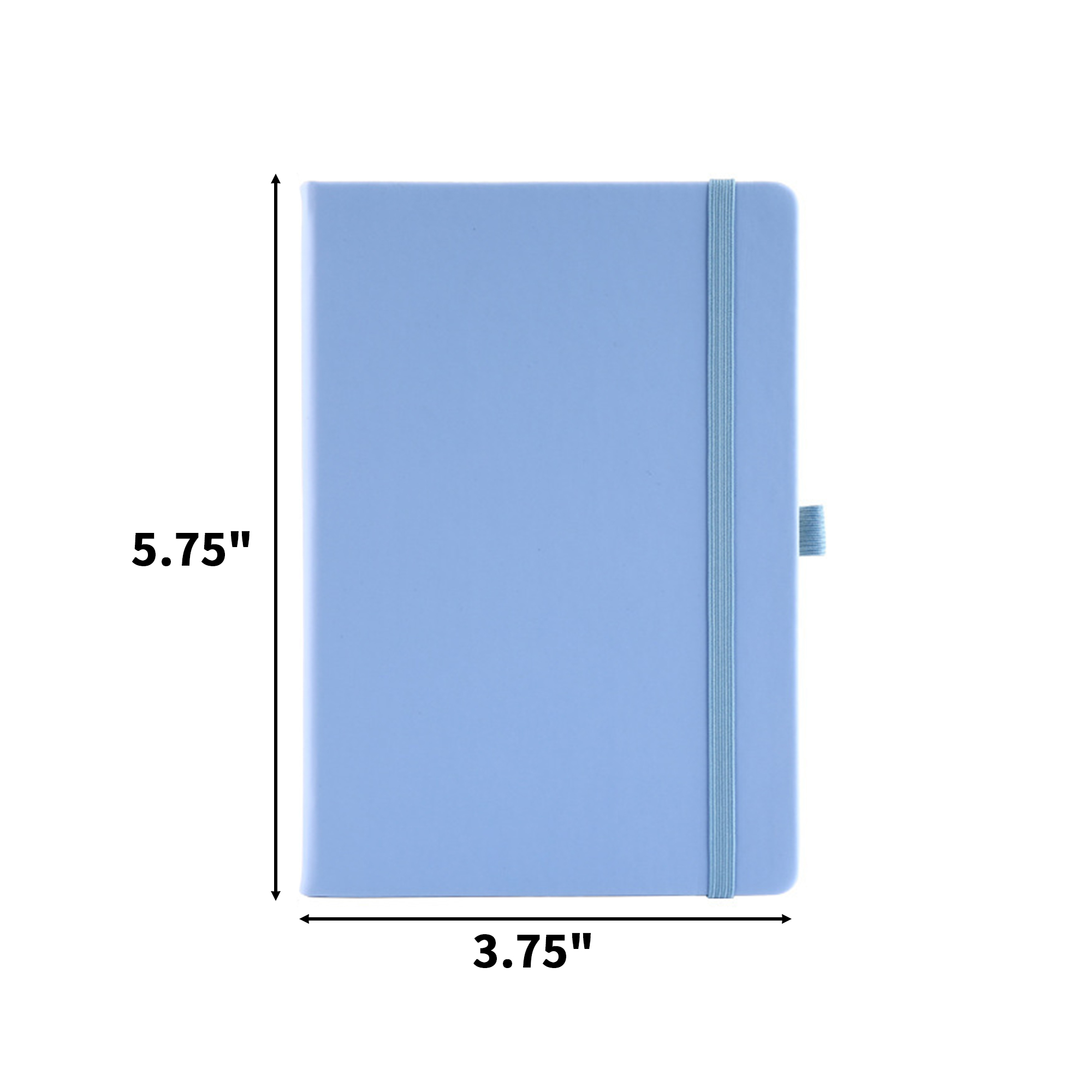A6 Pu Cover Notebook With Elastic Strap And Bookmark 7