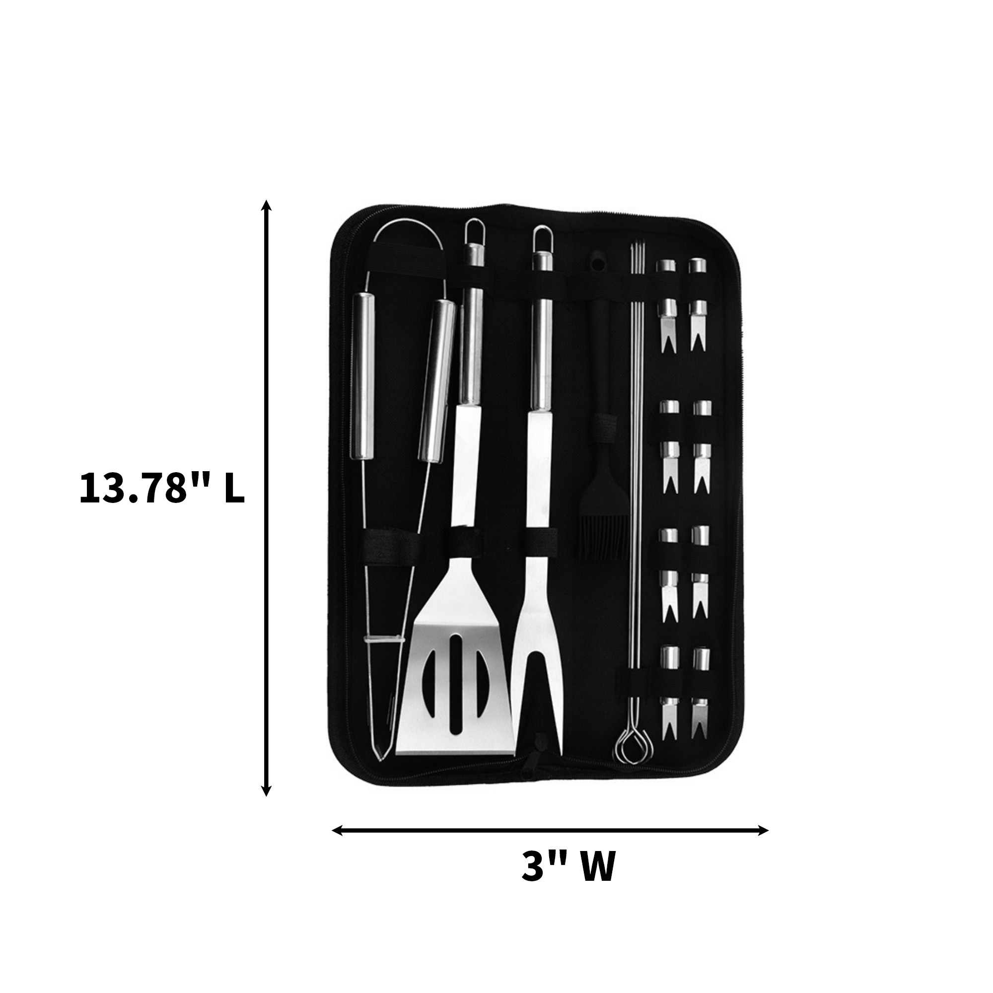Sixteen Piece Barbecue Grill Tool Set 3
