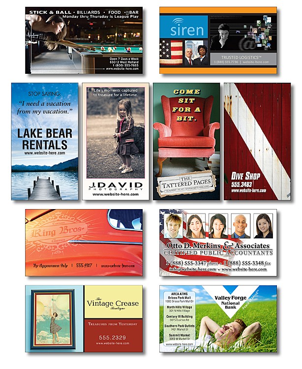 Business Card Magnet - 3.5x2 (Square Corners) - Outdoor Safe 2