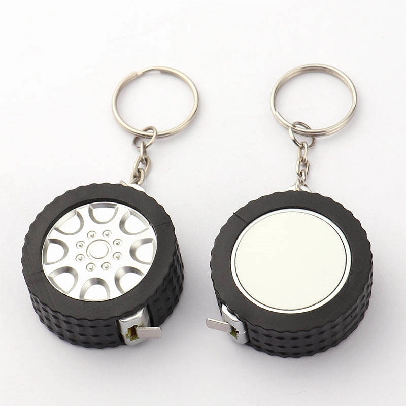 Mini Tire Tape Measure With Keychain 4