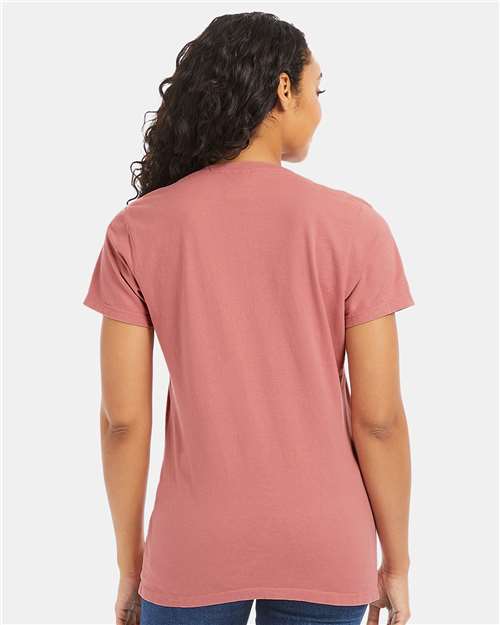Women's Garment-Dyed V-Neck T-Shirt - GDH125 52
