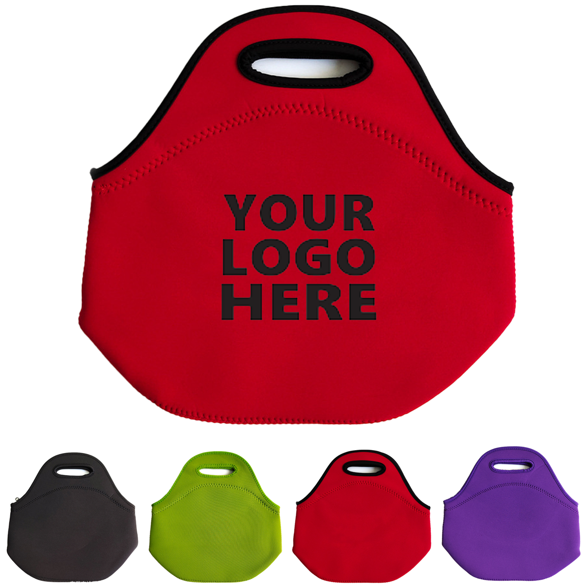 Student Eco-Friendly Neoprene Insulated Lunch Bento Bag 1