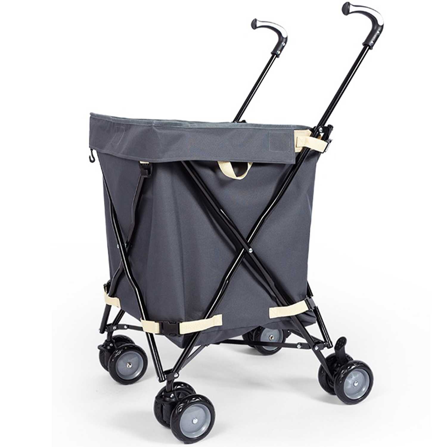 Pro Foldable Camp Cart-All-Terrain Shopping&Hiking Trailer 4