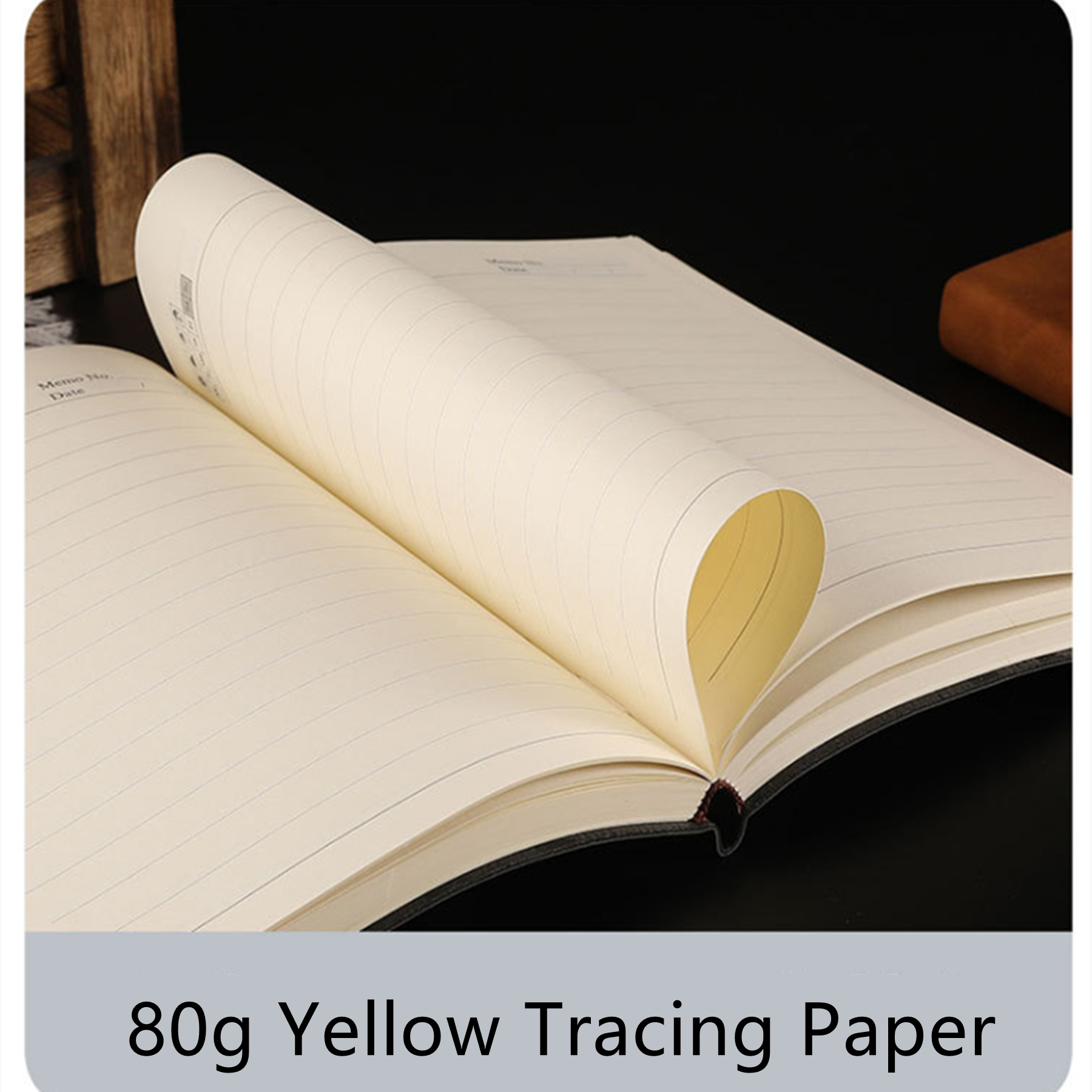 5" Hardcover Notebook with Pen Loop 4
