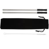 Reusable Stainless steel Straw Set with Brush 4