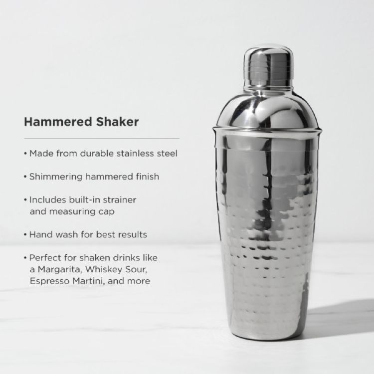 Viski® Hammered Shaker 3