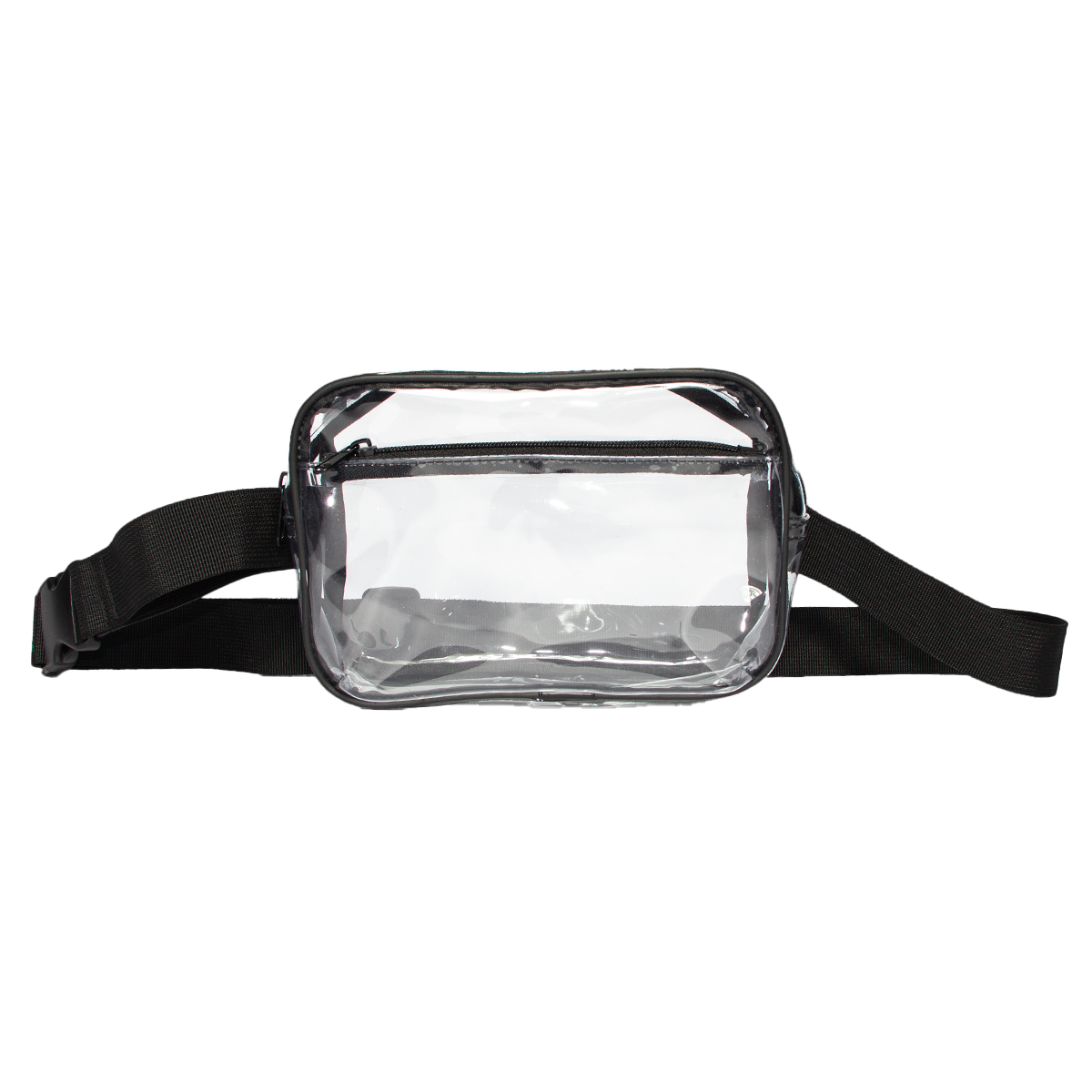 Clear Stadium 2-Pocket Retail Quality  Fanny Pack / Crossbody Bag 2