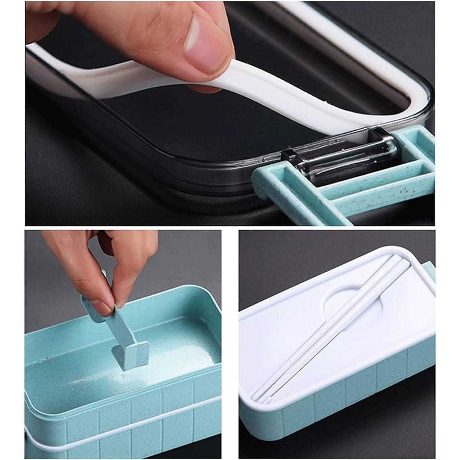 Lunch Box with Fork and Spoon 5