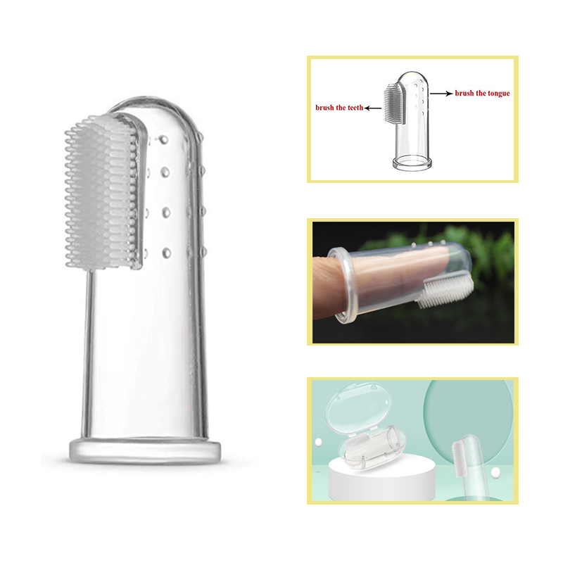 Silicone Finger Set Toothbrush Storage Box 1