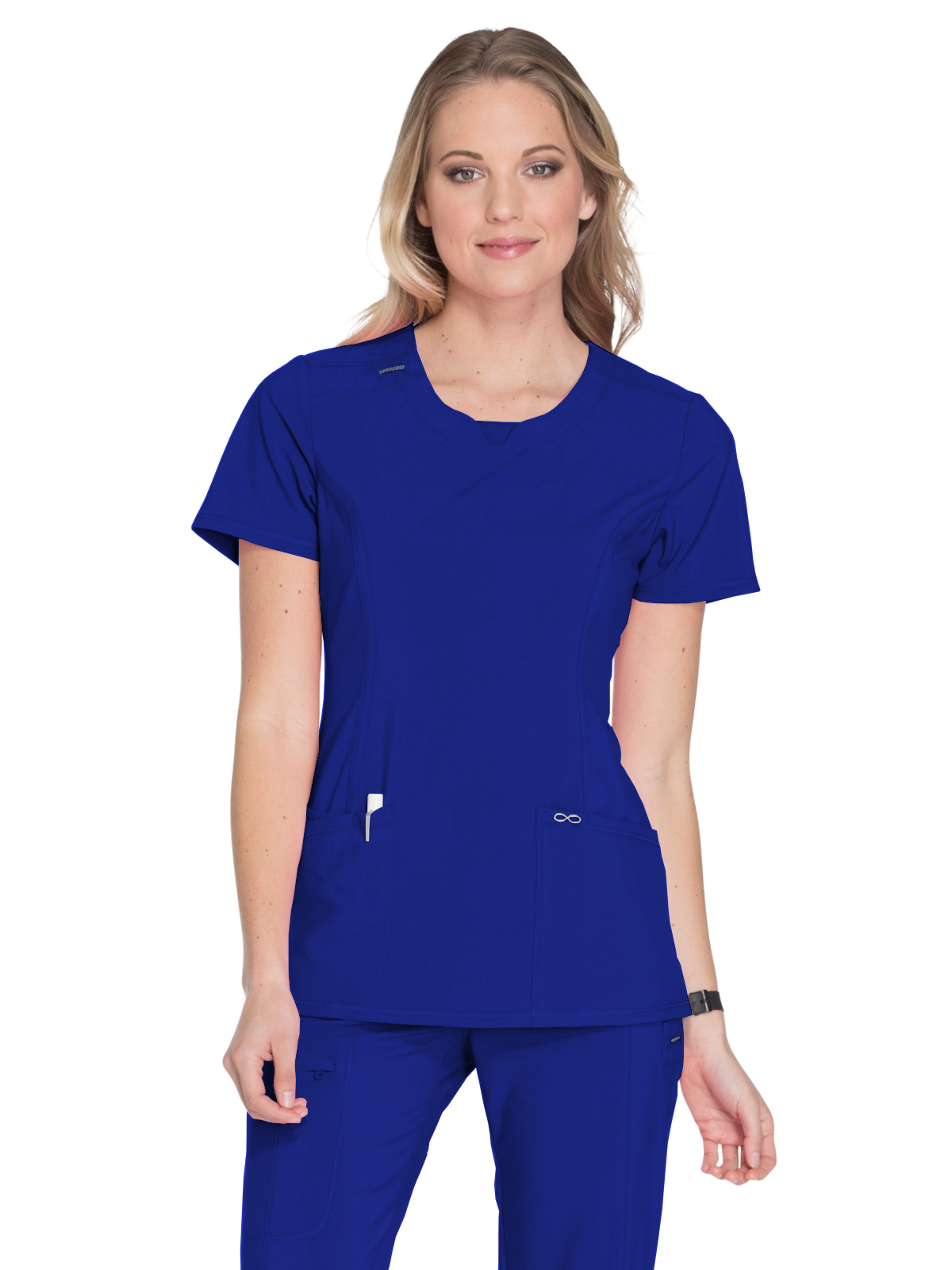 Infinity - Women's 3-Pocket Round Neck Top 8