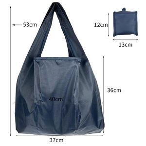 Large Size Portable Oxford Folding Tote Shopping Bag 3