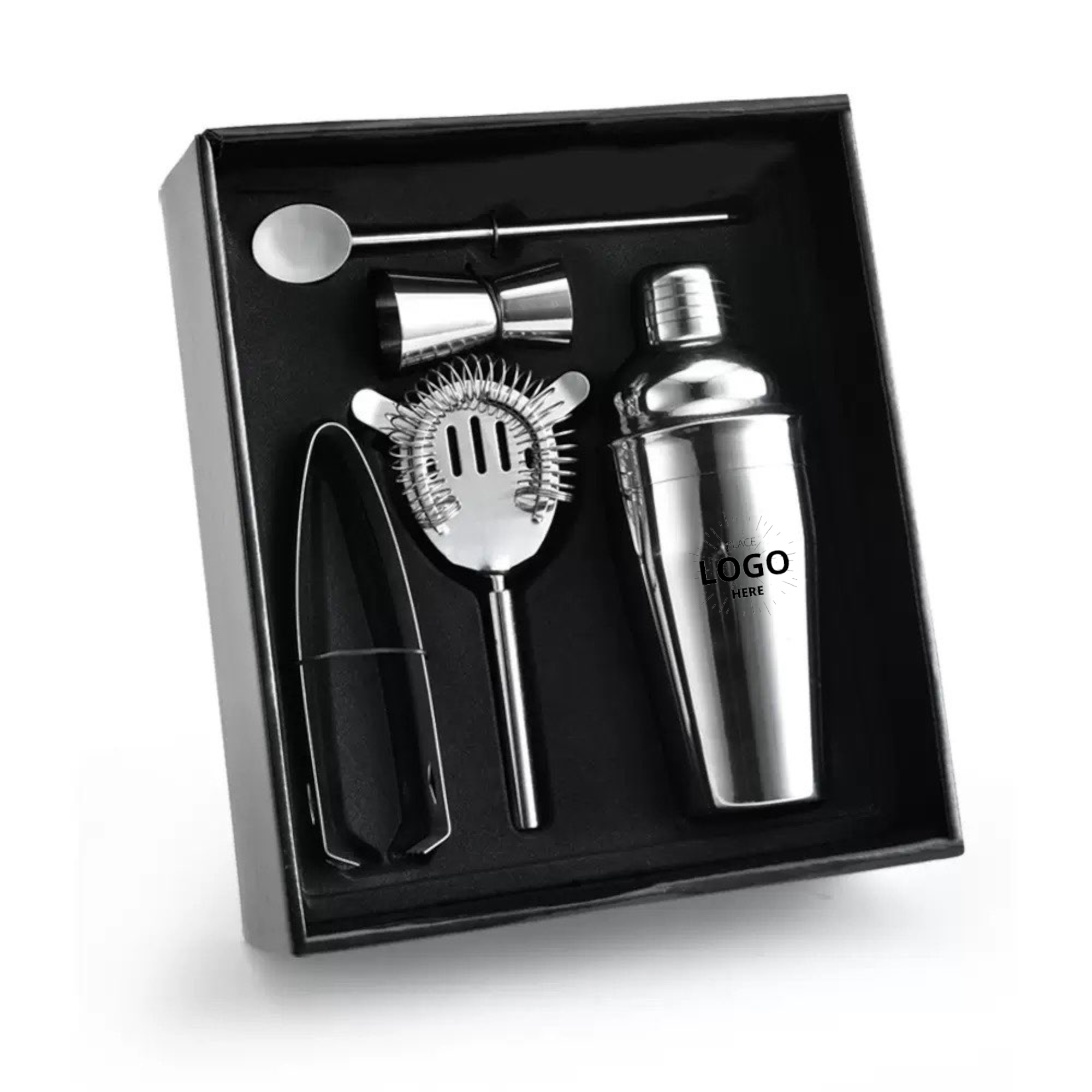 Pieces Stainless Steel Cocktail Shaker Set 2