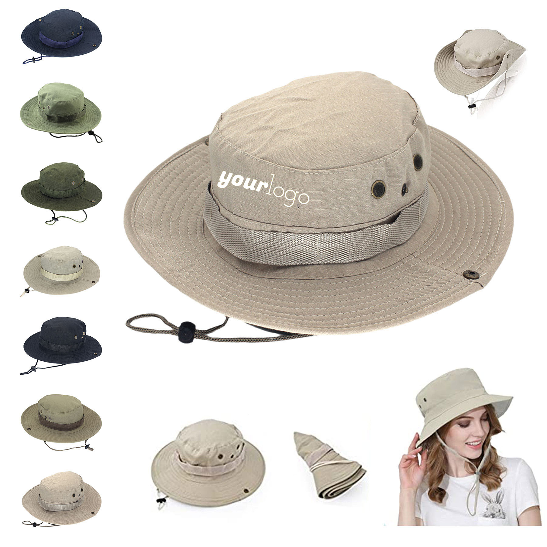 Wide Brim Boonie Hat 2