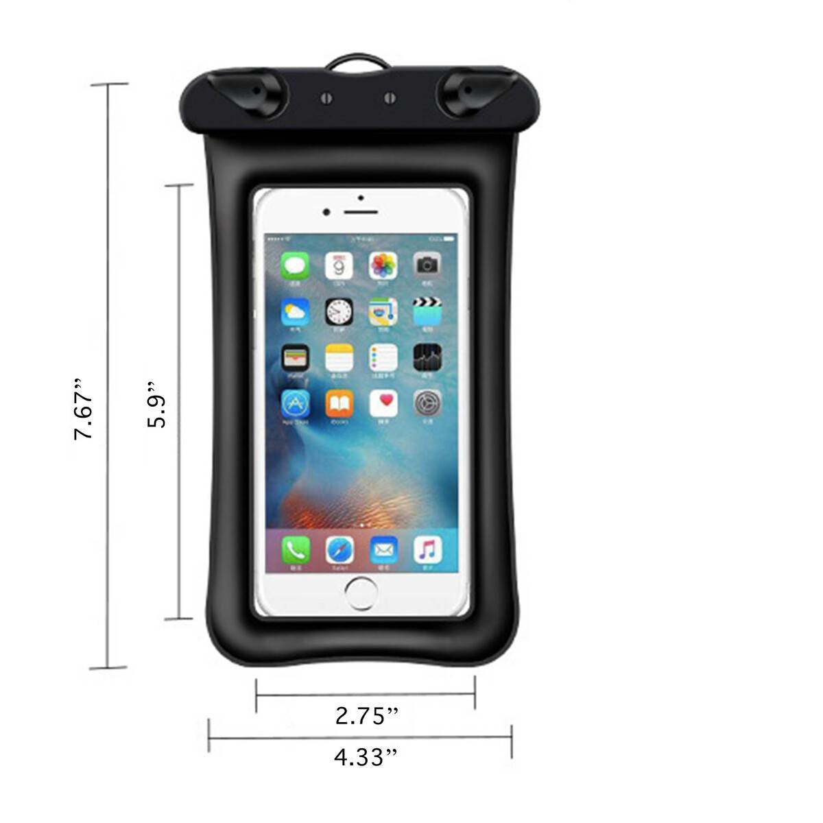 PVC Waterproof Diving Bag Touch Screen For Phone 3