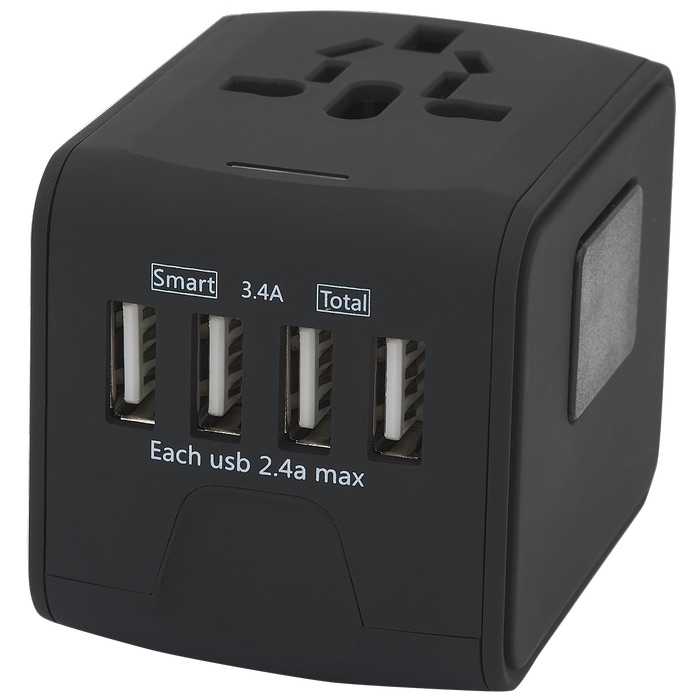 Universal Travel 4 USB Port Adapter 8