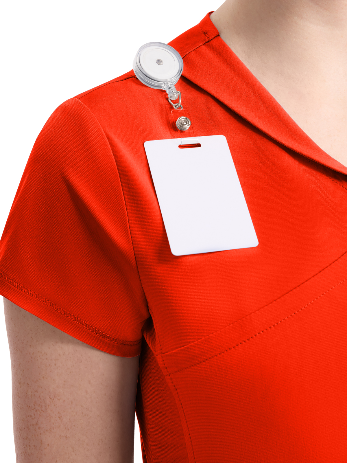 Infinity GNR8 - Women's 2-Pocket Mock-Wrap V-Neck Top 14