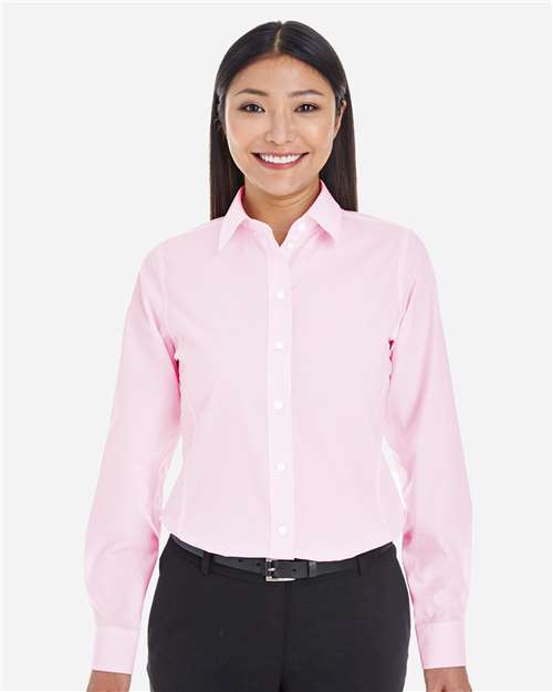 Women's Crown Collection® Striped Woven Dress Shirt - DG534W 28