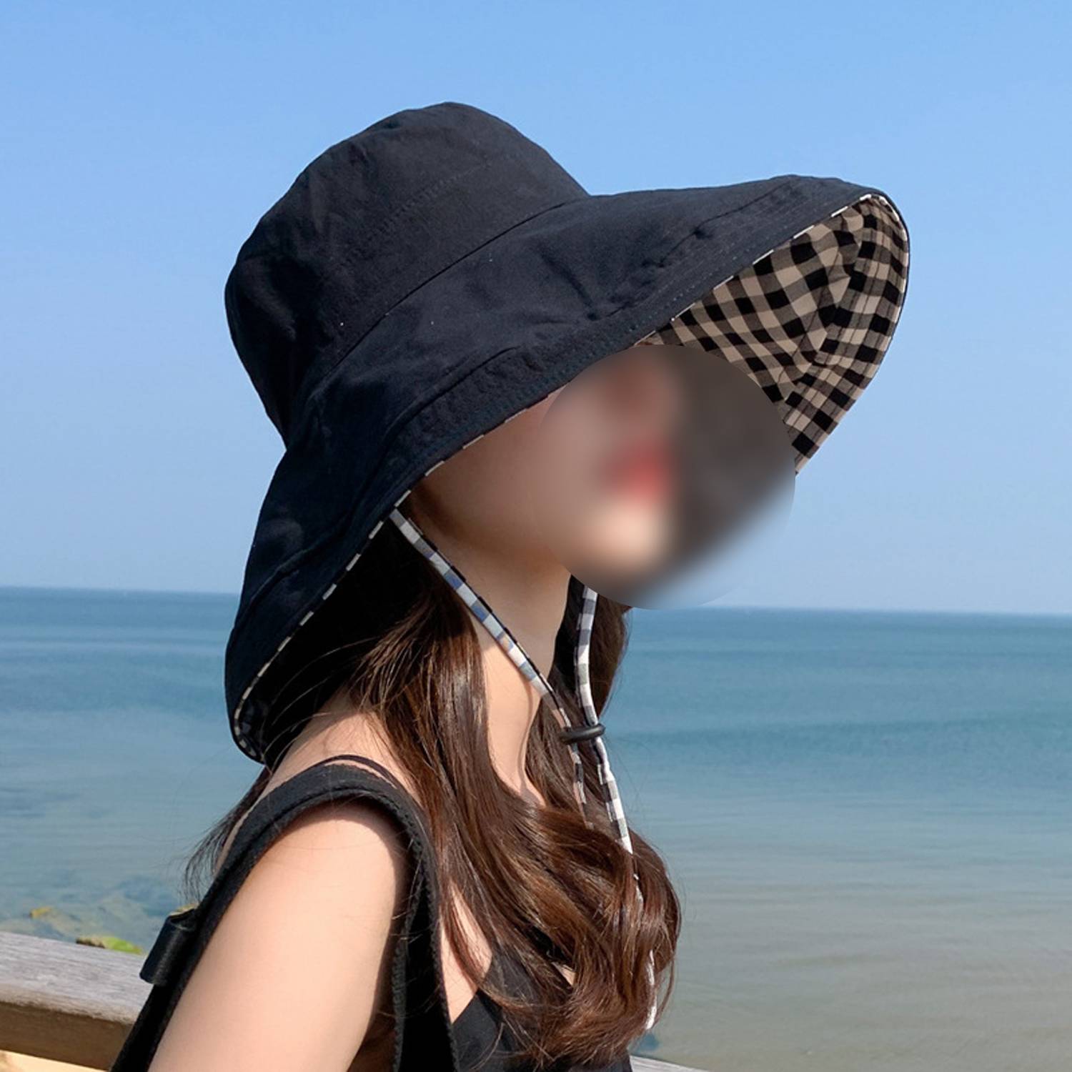 Women Reversible Cotton Bucket Hat 2