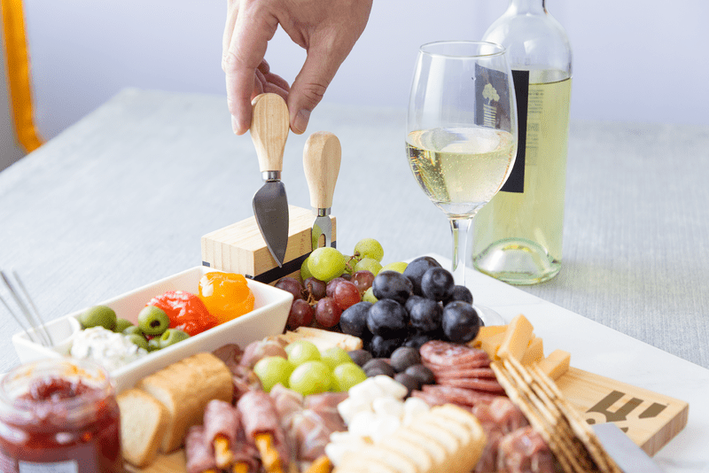Charcuterie Board with Bowl, Utensils, and Forks 27
