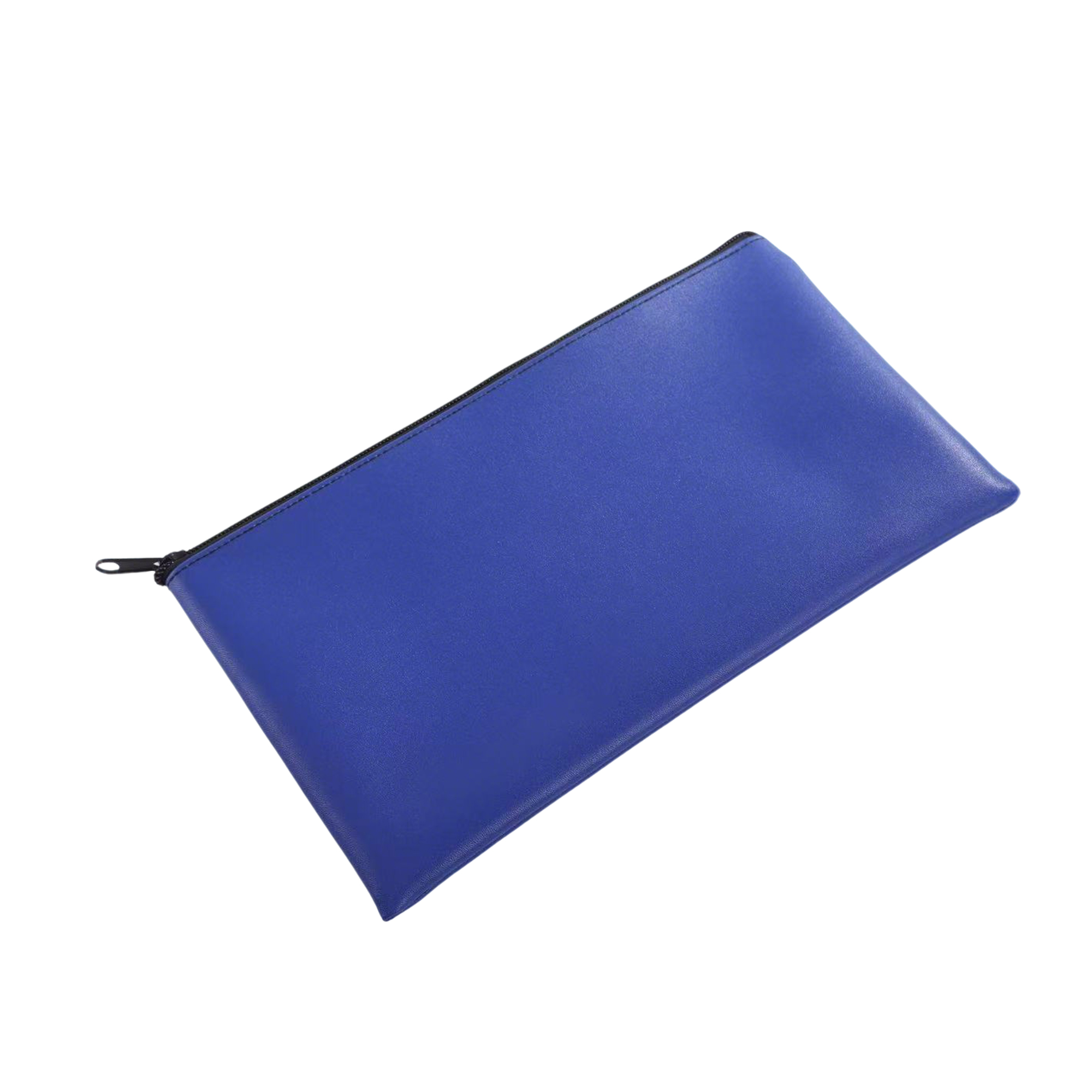 PU Leather Zipper Deposit Pouch 11" x 6" 12