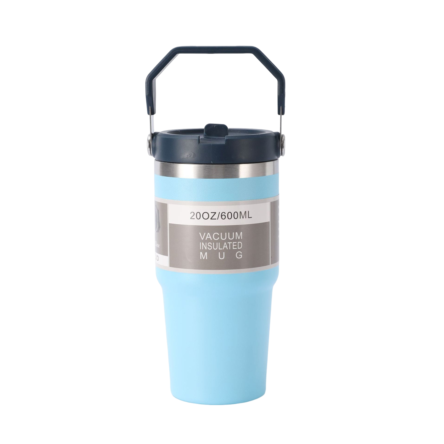 Double-Wall Insulated Thermal Tumbler with Handle, 20 oz. 12
