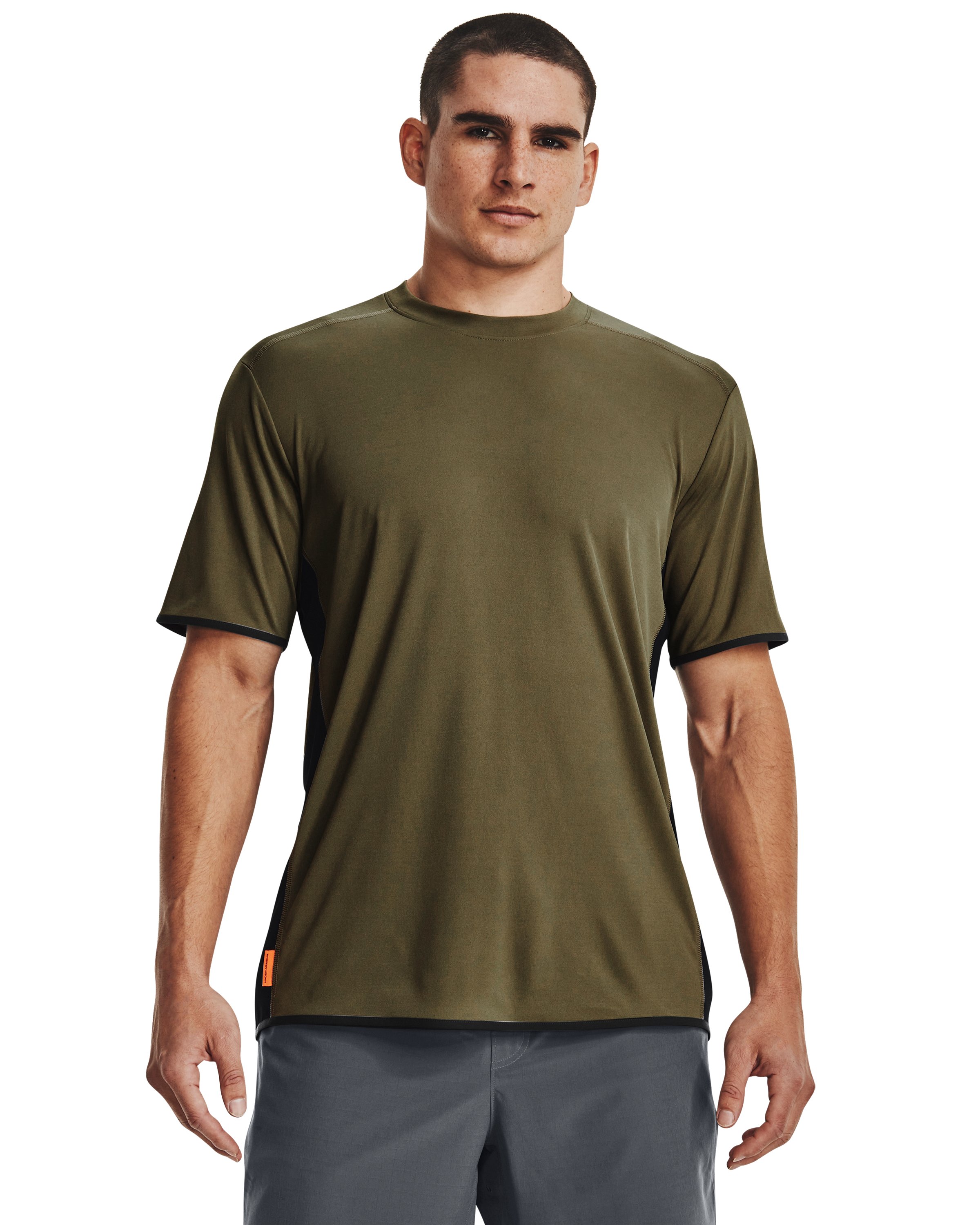 Men's UA Iso-Chill Trek Short Sleeve  2