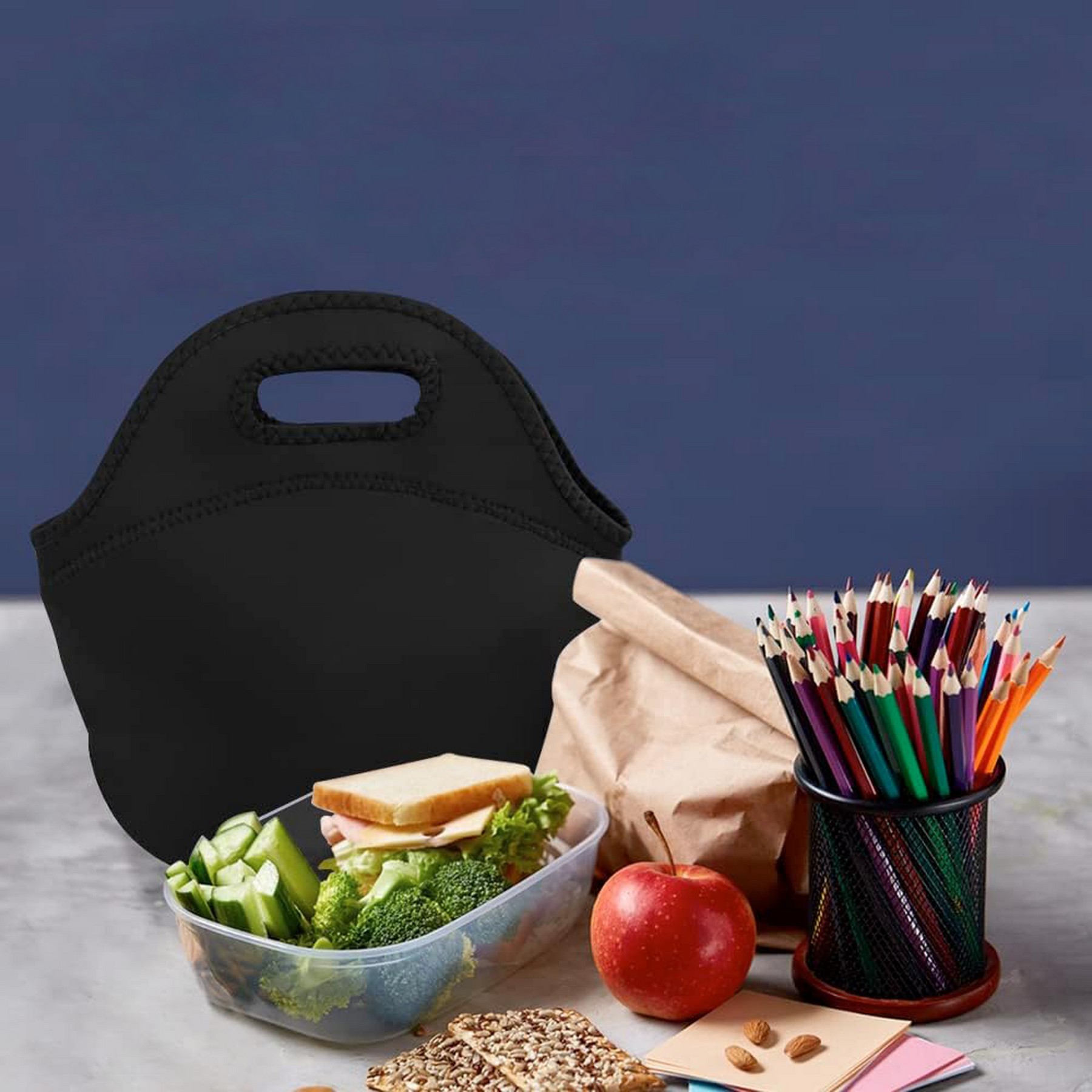 Insulated Thermal Lunch Bag with Zipper 3