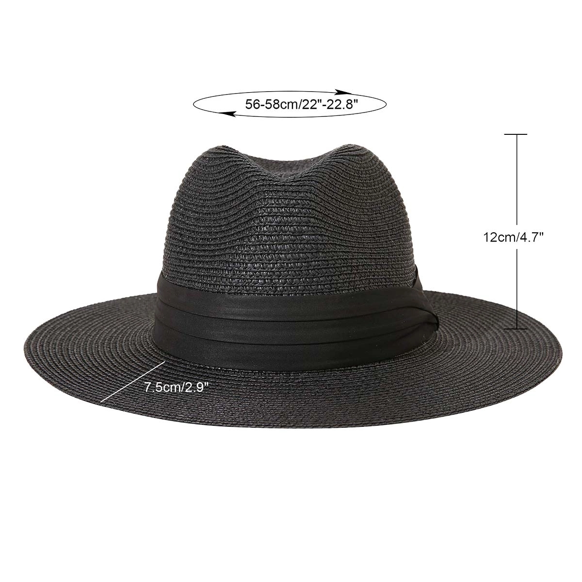 Wide Brim Straw Panama Hat 22
