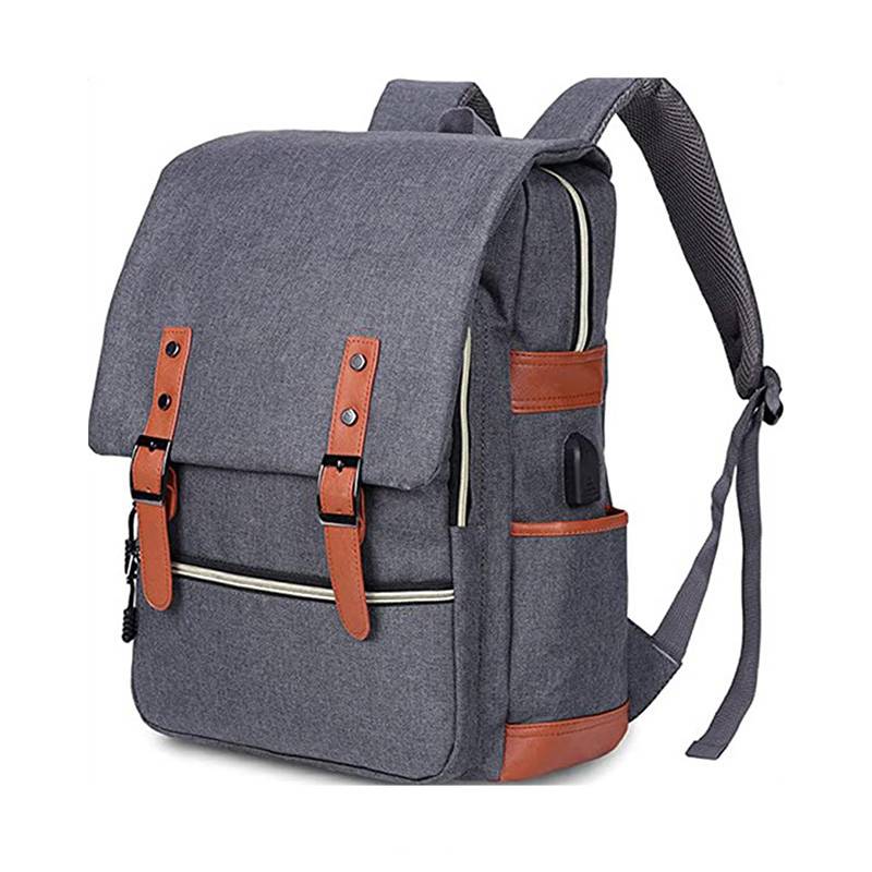 Women Nylon Laptop Backpack With Usb Charging Port 1