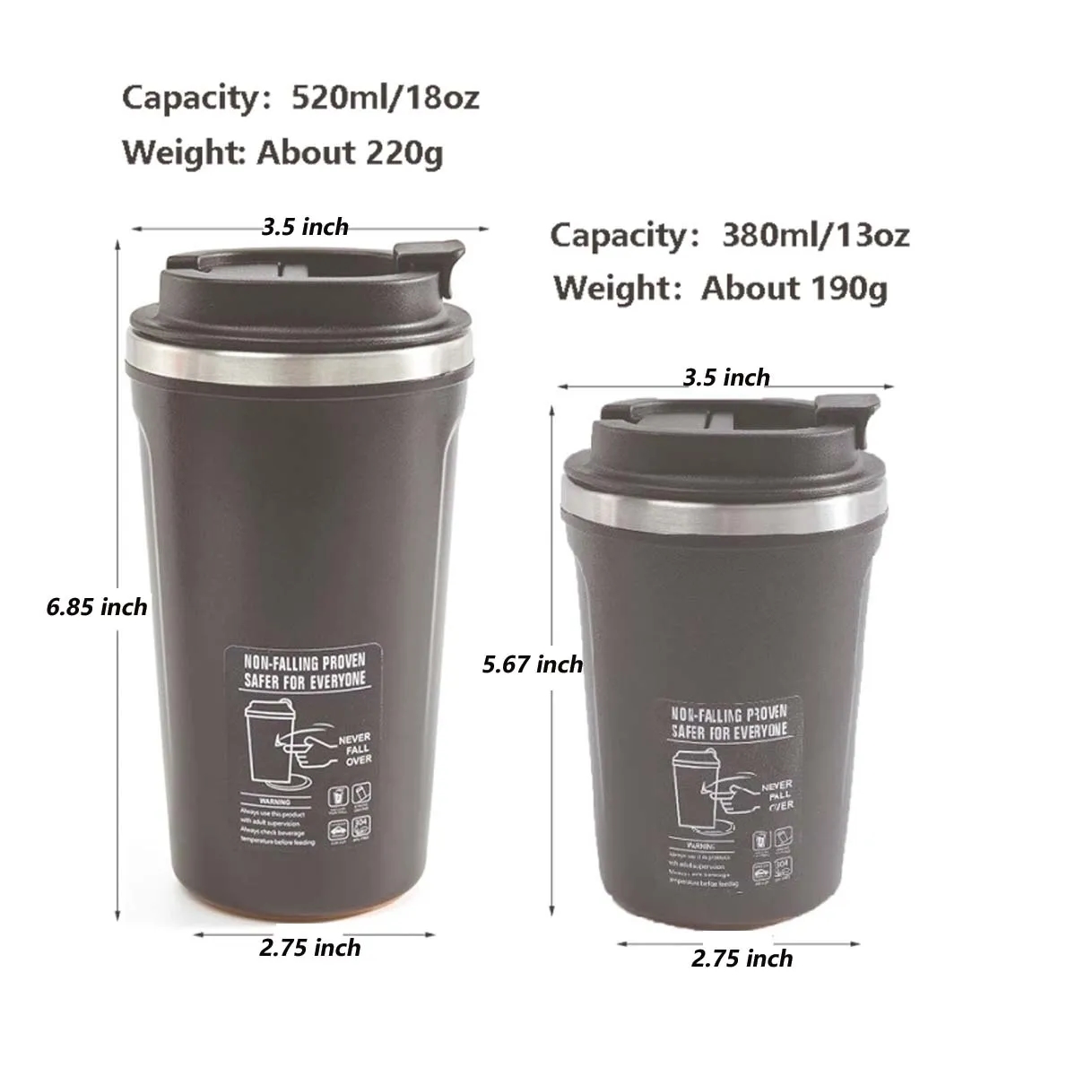 Stock Durable Stainless 304 Food Grade Anti Fall Tumbler 4