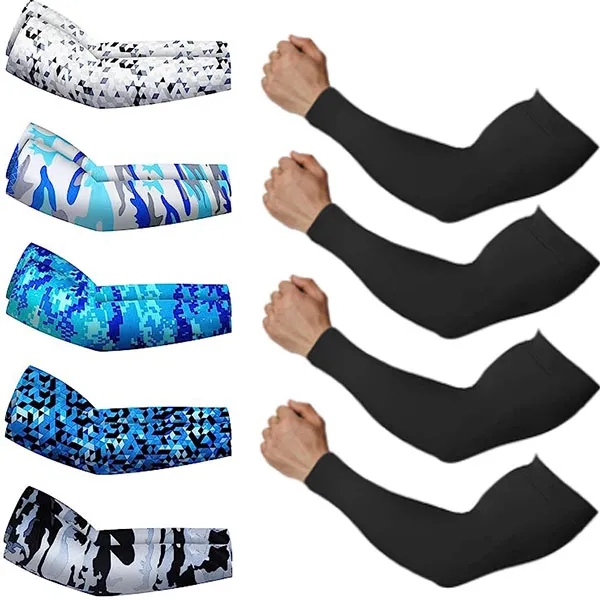 Sun Protection Cooling Sports Athletic Arm Sleeves 7