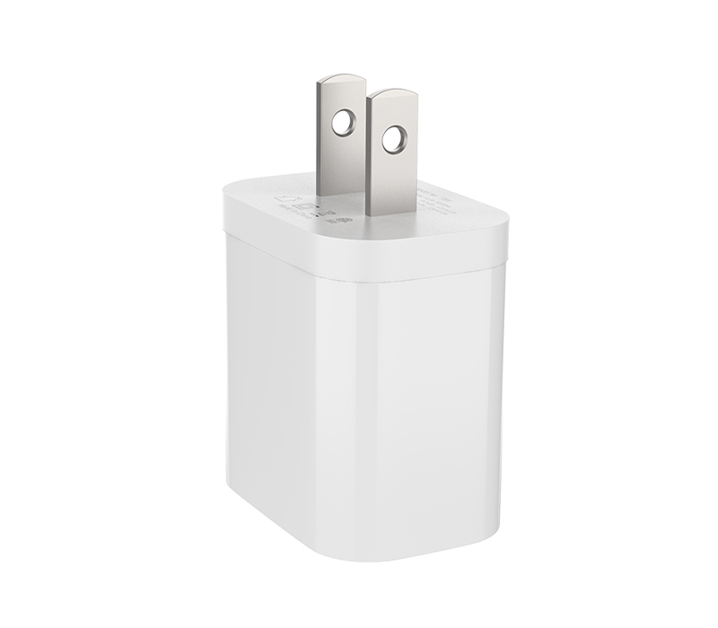 Dual Port USB Wall Plug Charger - PD 18W + QC3.0 5