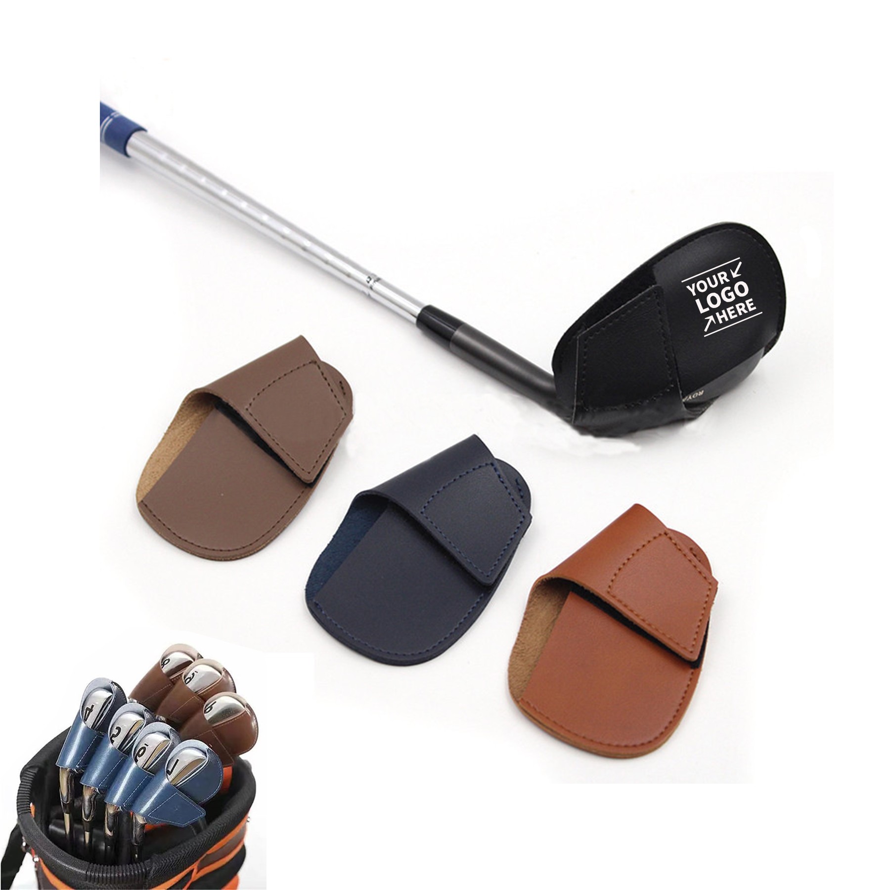 Golf PU Leather Head Cover