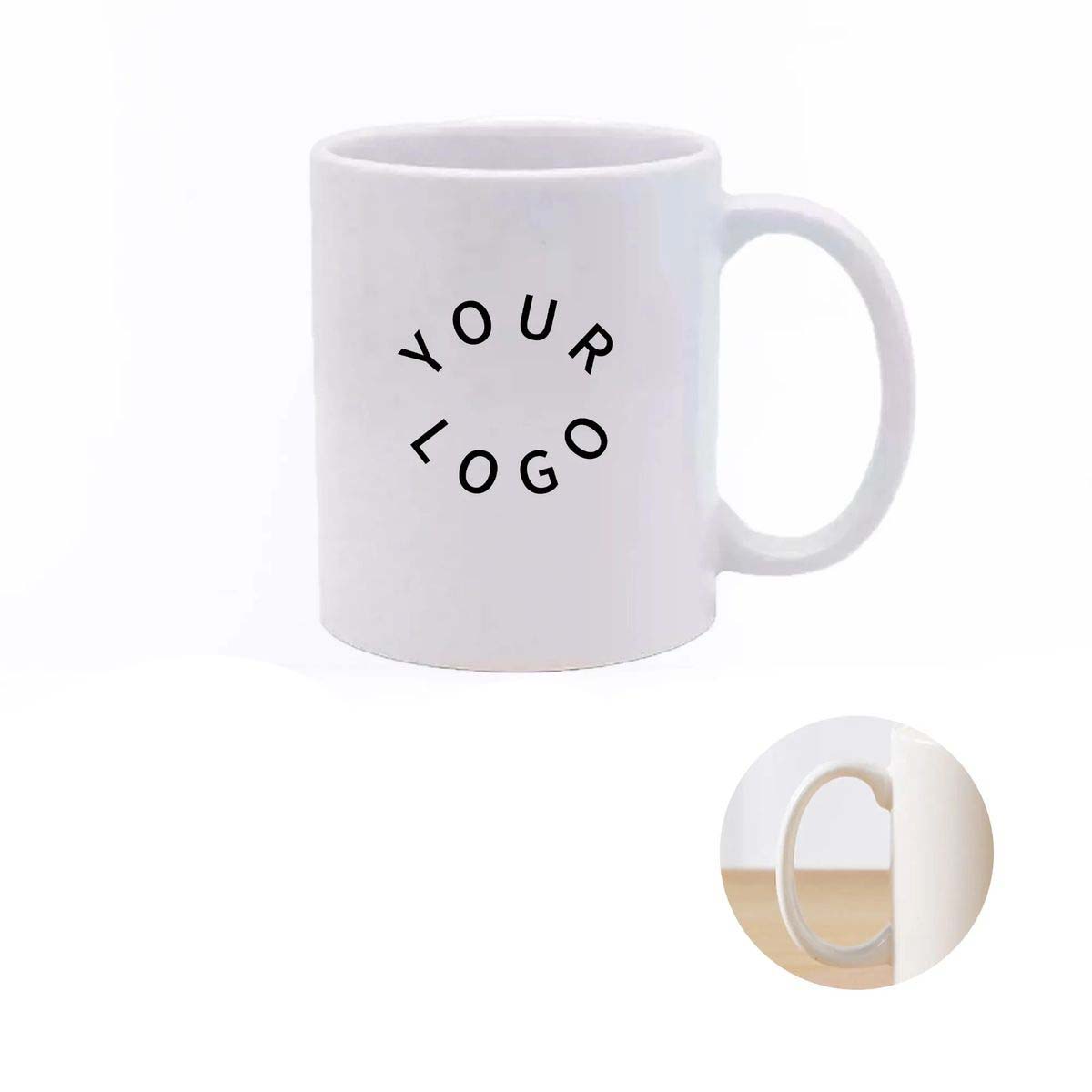 Compact Ceramic Mug for Coffee Tea or Hot Chocolate 1