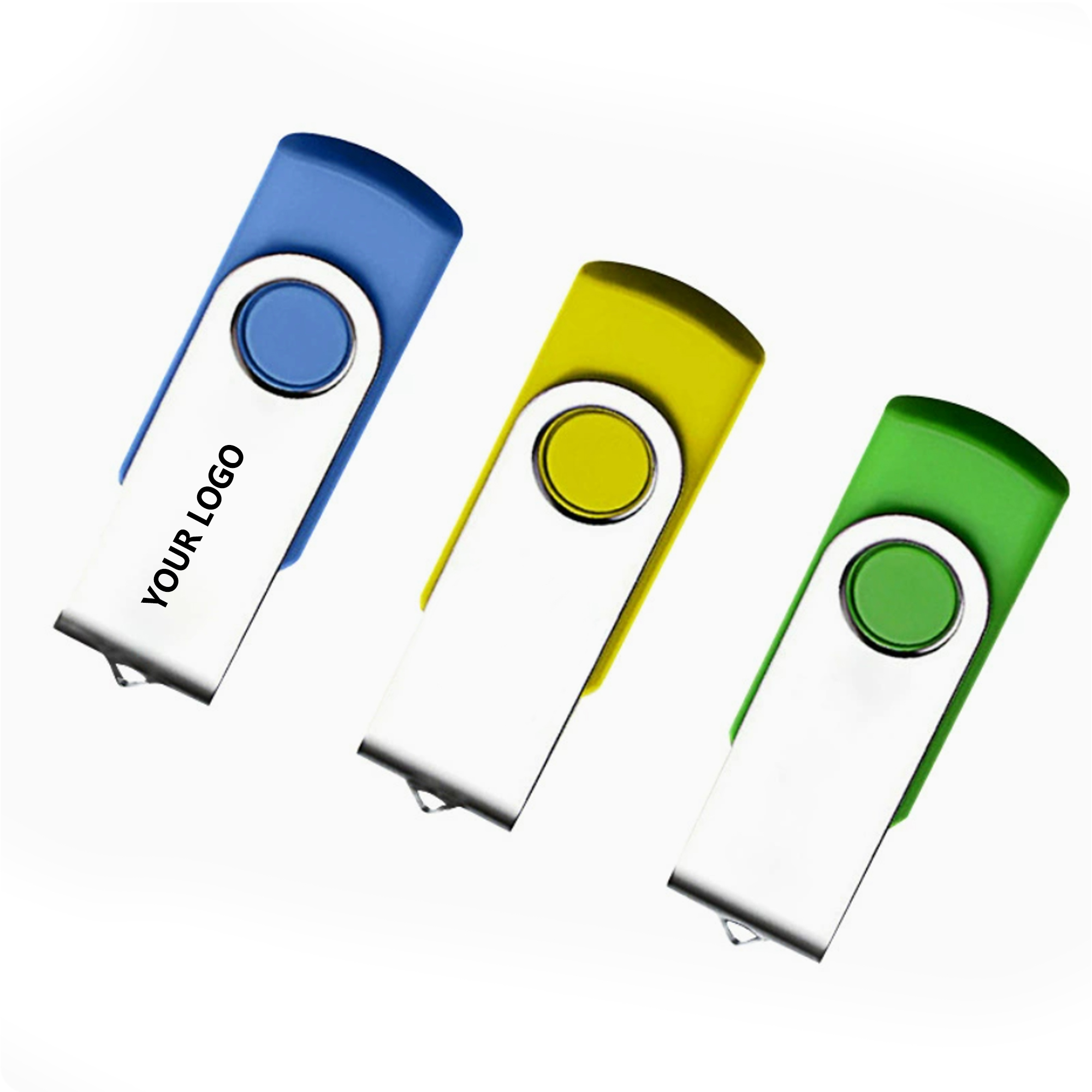 USB Flash Drive with Rotating Swivel Spin 1