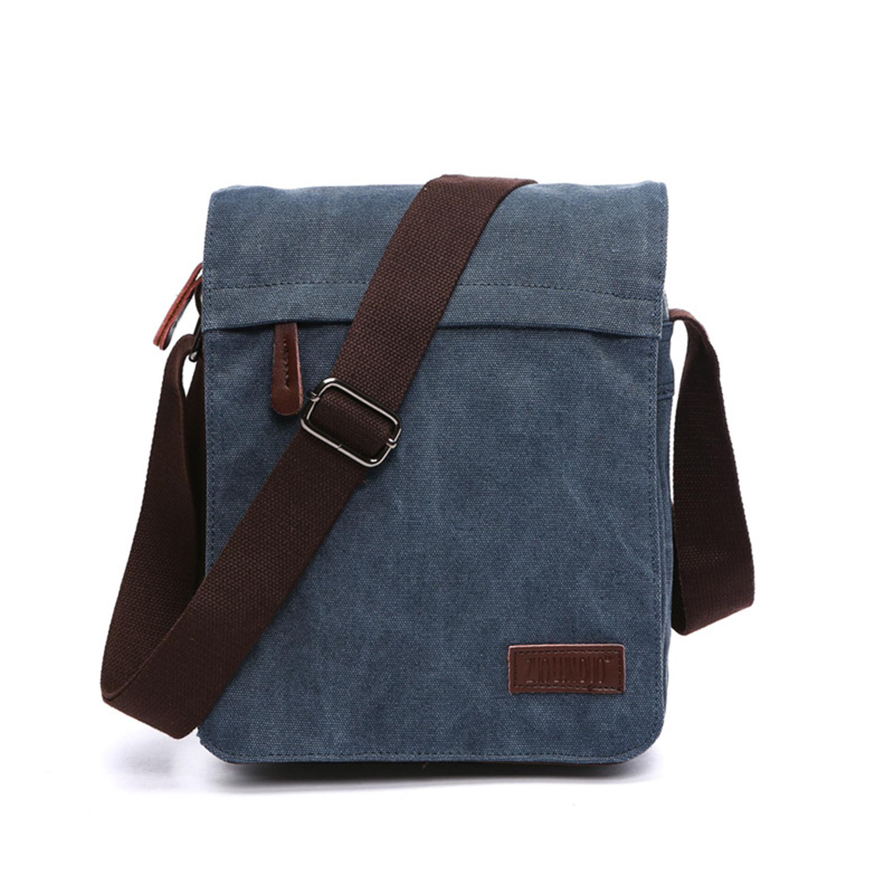 Canvas Charcoal Messenger Crossbody Bags 2