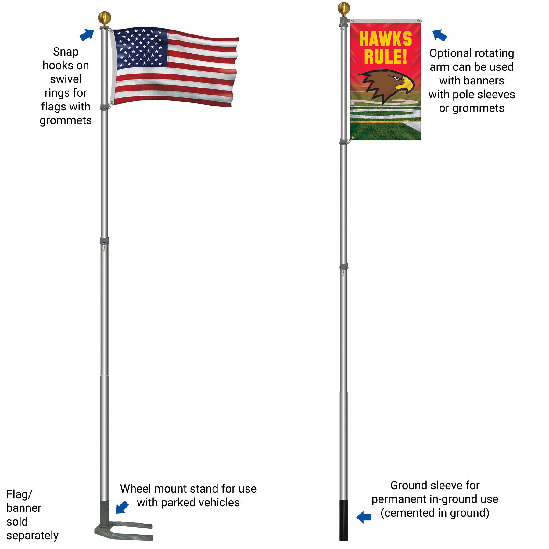 Multi-Use Telescoping Pole 6