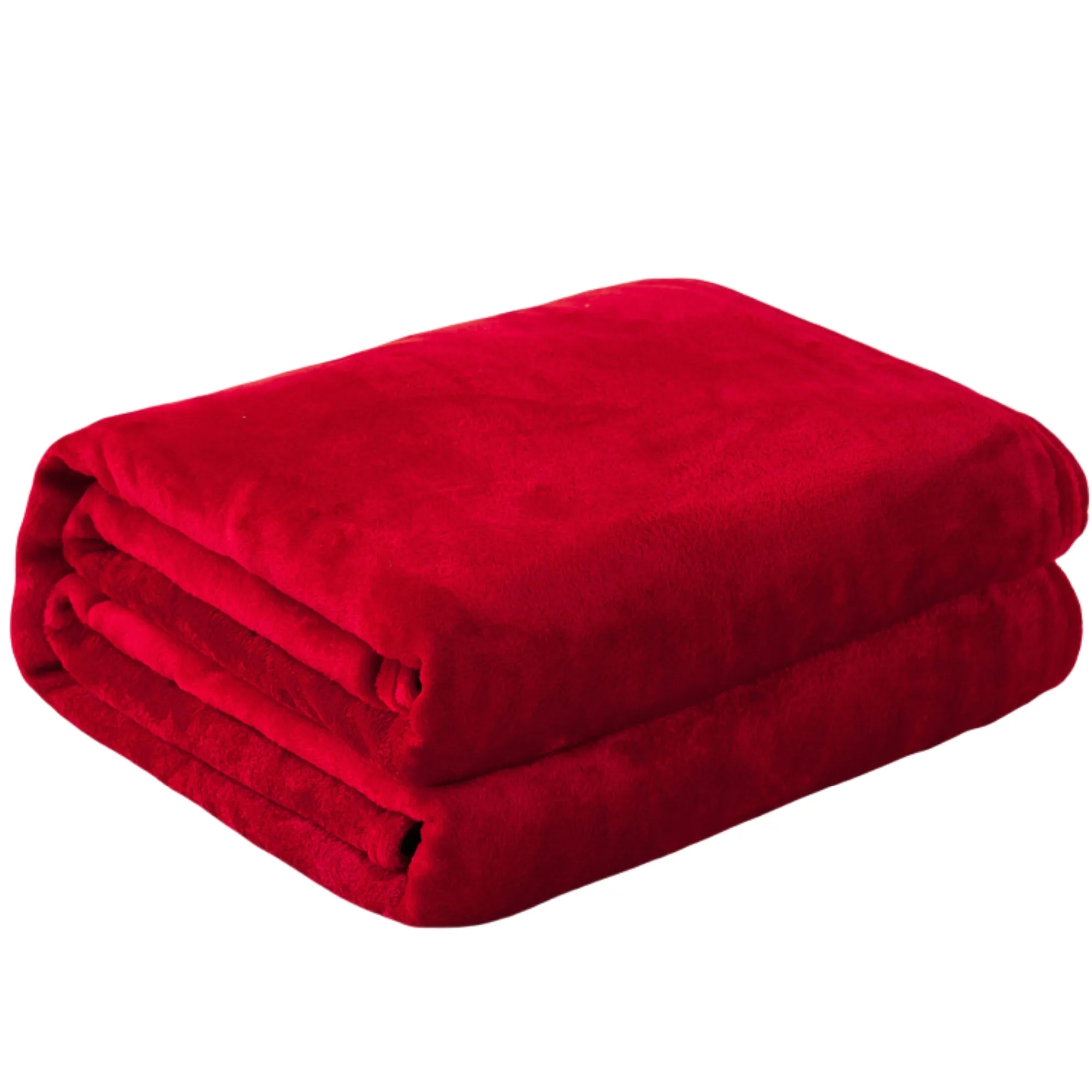 Classic Solid Color Flannel Thin Blanket 15