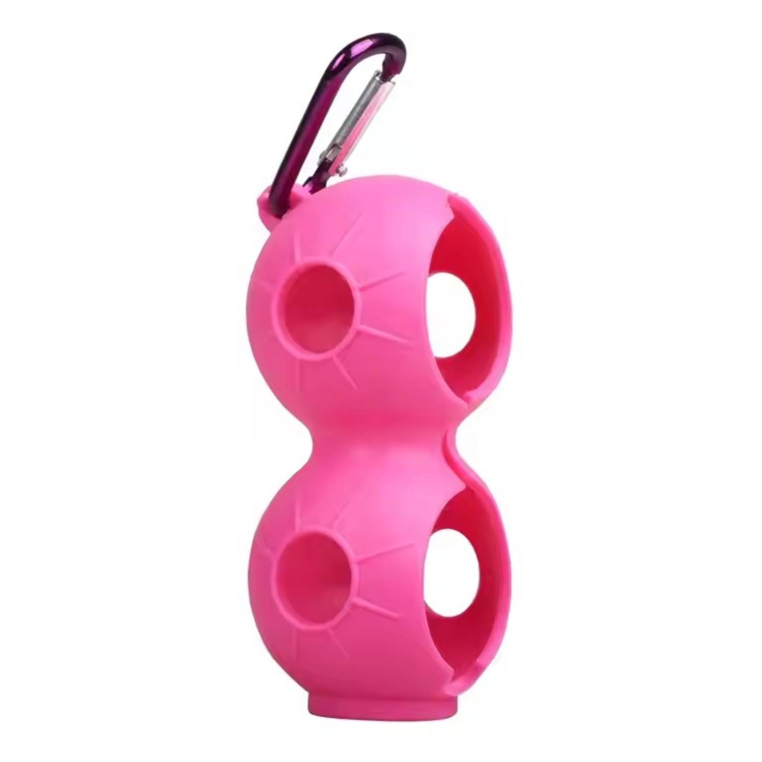 Duo Silicone Golf Ball Holder with Carabiner 3