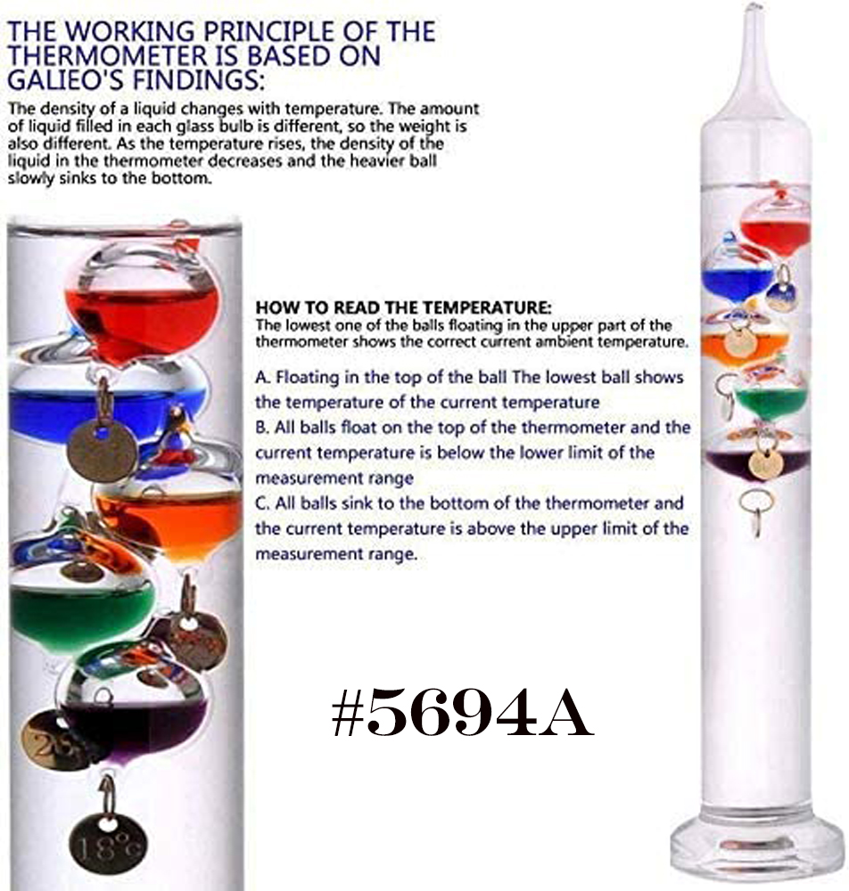 GALILEO THERMOMETER 2