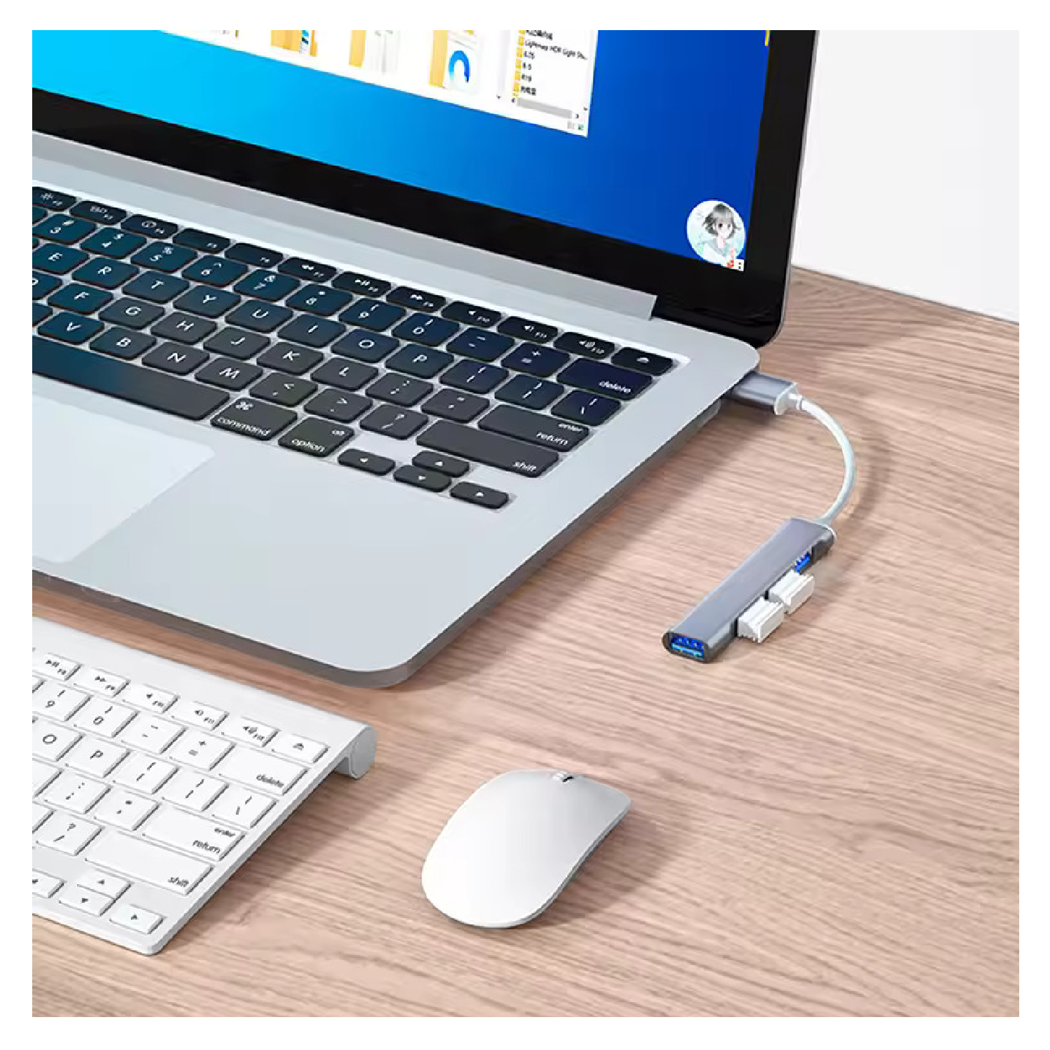 4 Ports Splitter Type C USB 2.0 Hub 3
