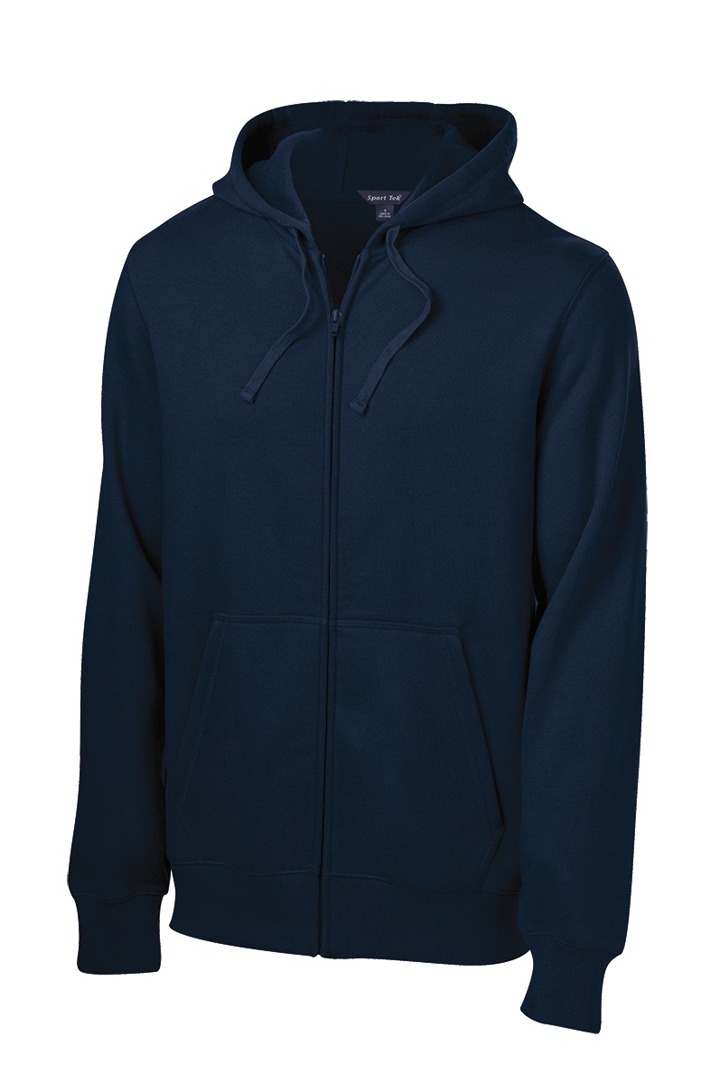 Sport-Tek Full-Zip Hooded Sweatshirt. ST258, custom hoodie or sweatshirt with logo imprint 15