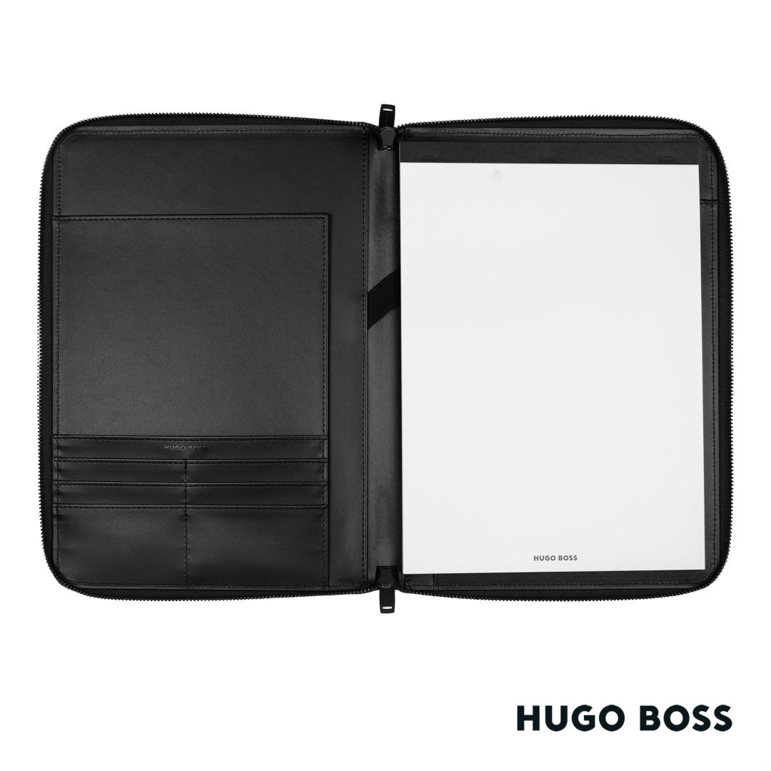 Hugo Boss® Label A4 Conference Zip Folder 2