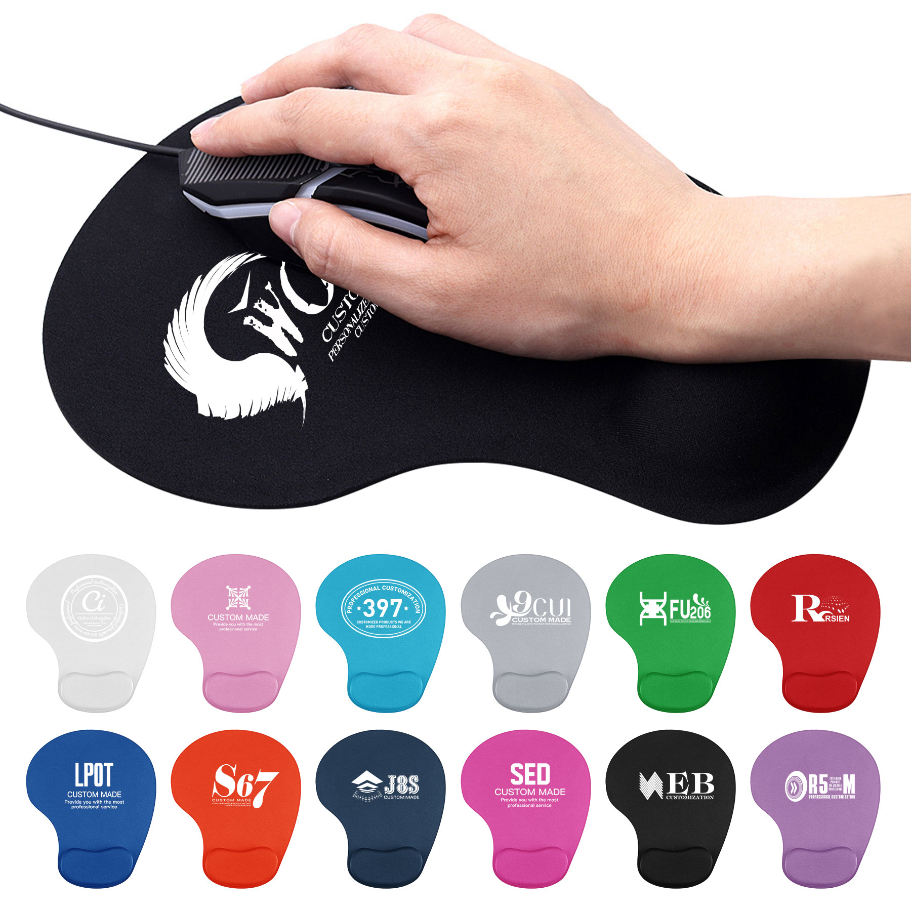 Silicone Wrist Rest Mouse Pad Non-slip Mouse 1