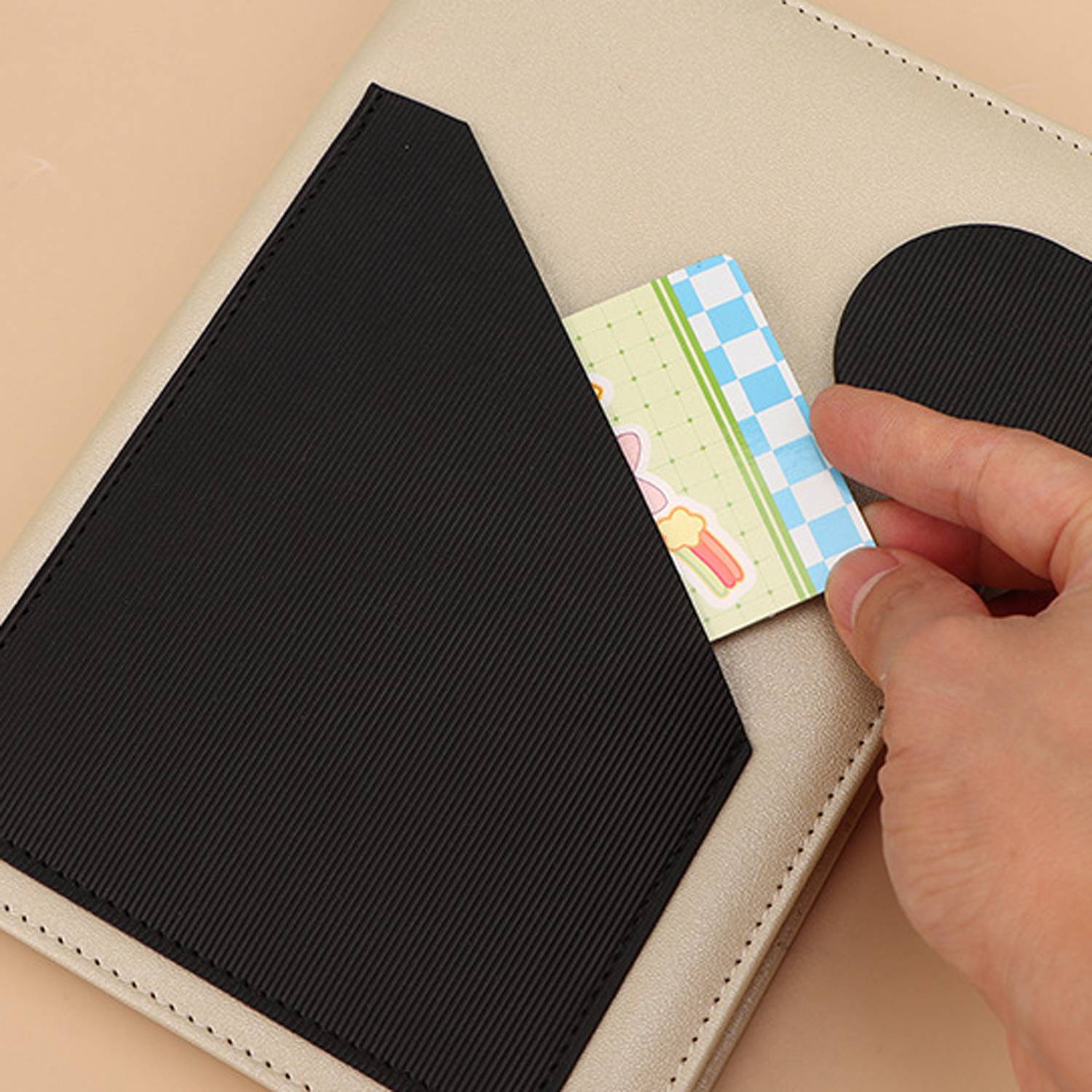 A5 PU Leather Business Notebook w/ Pocket 4