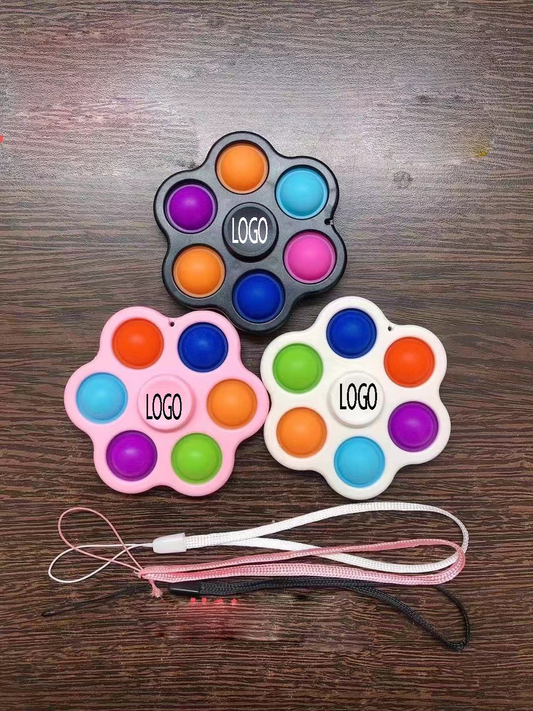 Push Pop Fidget Sensory Toys for Kids Students Family Stress Relief--Six Bubbles 2
