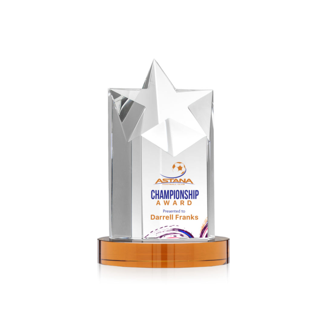 Berkeley VividPrint™ Award on Condor Base - Amber 3