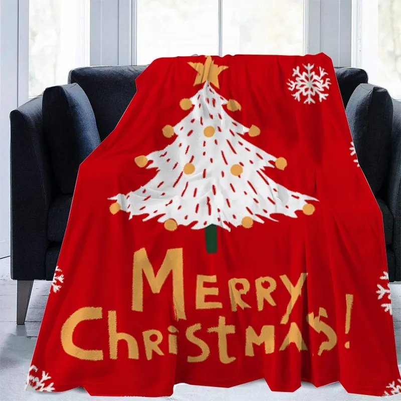 Christmas Thickened Warm Double-Sided Blanket 4